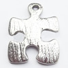 Pendant, Zinc Alloy Jewelry Findings, 12x15mm, Sold by Bag