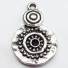 Pendant, Zinc Alloy Jewelry Findings, Calabash, 15x23mm, Sold by Bag