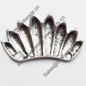 Connector, Zinc Alloy Jewelry Findings, 25x15mm, Sold by Bag