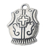 Pendant, Zinc Alloy Jewelry Findings, 15x23mm, Sold by Bag