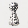 Beads, Zinc Alloy Jewelry Findings, 17x7mm Hole:1.5mm, Sold by Bag