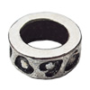 European Style Beads Zinc Alloy Jewelry Findings, 12x12mm Hole:7mm, Sold by Bag  