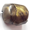 Antique Bronze Acrylic Beads, 18x13mm, Sold by Bag