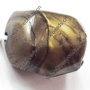 Antique Bronze Acrylic Beads, 18x13mm, Sold by Bag