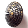 Antique Bronze Acrylic Beads, 18x10mm, Sold by Bag