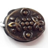 Antique Bronze Acrylic Beads, 15x13mm, Sold by Bag