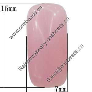 Imitate Jade Resin Cabochons, Rectangle 7x15mm, Sold by Bag