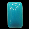 Imitate Jade Resin Cabochons, Rectangle 9x15mm, Sold by Bag