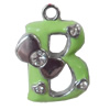 Zinc Alloy Enamel Pendants, 23x35mm Hole:Approx 2.5mm, Sold by PC  