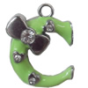 Zinc Alloy Enamel Pendants, 27x35mm Hole:Approx 2.5mm, Sold by PC  