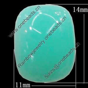 Imitate Jade Resin Cabochons, Rectangle 11x14mm, Sold by Bag