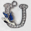 Zinc Alloy Enamel Pendants, 33x38mm Hole:Approx 2.5mm, Sold by PC  