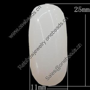 Imitate Jade Resin Cabochons, Rectangle 25x14mm, Sold by Bag