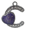 Zinc Alloy Enamel Pendants, 32x40mm Hole:Approx 2.5mm, Sold by PC  