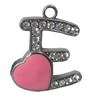 Zinc Alloy Enamel Pendants, 35x40mm Hole:Approx 2.5mm, Sold by PC  