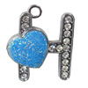 Zinc Alloy Enamel Pendants, 32x40mm Hole:Approx 2.5mm, Sold by PC  