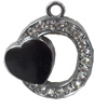 Zinc Alloy Enamel Pendants, 37x40mm Hole:Approx 2.5mm, Sold by PC