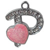 Zinc Alloy Enamel Pendants, 33x40mm Hole:Approx 2.5mm, Sold by PC