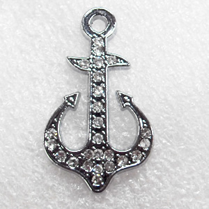 Zinc Alloy Pendants, 20x35mm Hole:Approx 2mm, Sold by PC