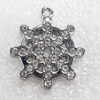 Zinc Alloy Pendants, 22x25mm Hole:Approx 2mm, Sold by PC