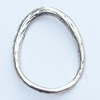 Donut, Zinc Alloy Jewelry Findings, 17x22mm, Sold by Bag