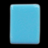Imitate Jade Resin Cabochons, Rectangle 10x13mm, Sold by Bag  