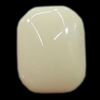 Imitate Jade Resin Cabochons, Rectangle 13x17mm, Sold by Bag  