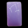 Imitate Jade Resin Cabochons, Rectangle 12x20mm, Sold by Bag  