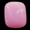 Imitate Jade Resin Cabochons, Rectangle 16x19mm, Sold by Bag  