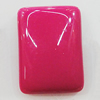 Imitate Jade Resin Cabochons, Rectangle 18x25mm, Sold by Bag  