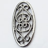 Connector, Zinc Alloy Jewelry Findings, 13x25mm, Sold by Bag