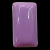 Imitate Jade Resin Cabochons, Rectangle 15x28mm, Sold by Bag  