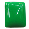 Imitate Jade Resin Cabochons, Rectangle 22x27mm, Sold by Bag  