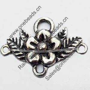 Connector, Zinc Alloy Jewelry Findings, 32x23mm, Sold by Bag