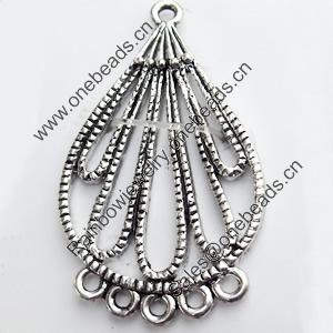 Connector, Zinc Alloy Jewelry Findings, 21x35mm, Sold by Bag