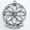Connector, Zinc Alloy Jewelry Findings, 22x28mm, Sold by Bag