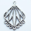Connector, Zinc Alloy Jewelry Findings, 23x33mm, Sold by Bag