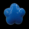 Imitate Jade Resin Cabochons, Flower 9mm, Sold by Bag