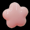 Imitate Jade Resin Cabochons, Flower 30mm, Sold by Bag