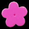 Imitate Jade Resin Cabochons, Flower 27mm, Sold by Bag