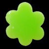 Imitate Jade Resin Cabochons, Flower 36x40mm Sold by Bag