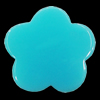 Imitate Jade Resin Cabochons, Flower 40mm Sold by Bag