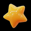 Imitate Jade Resin Cabochons, Star 12mm Sold by Bag