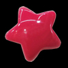 Imitate Jade Resin Cabochons, Star 20mm Sold by Bag