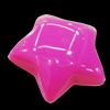 Imitate Jade Resin Cabochons, Star 23mm Sold by Bag