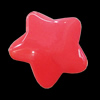 Imitate Jade Resin Cabochons, Star 29mm Sold by Bag