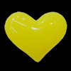 Imitate Jade Resin Cabochons, Heart 28x22mm Sold by Bag