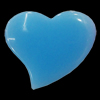 Imitate Jade Resin Cabochons, Heart 32x28mm Sold by Bag