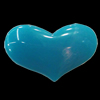 Imitate Jade Resin Cabochons, Heart 43x25mm Sold by Bag