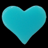 Imitate Jade Resin Cabochons, Heart 31x27mm Sold by Bag